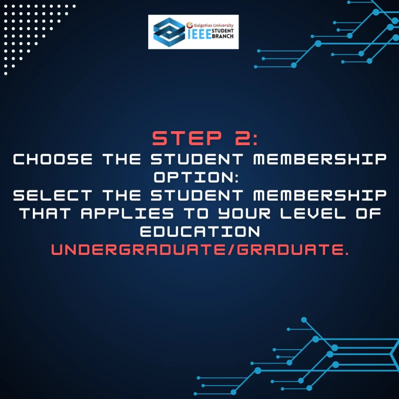 Choose Student Membership